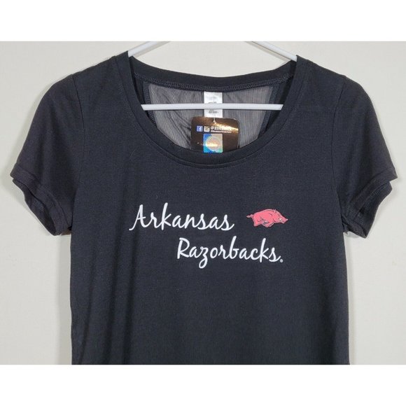 Arkansas Razorback  Women's Size Small Shirt Zoozatz Athleisure black - Picture 2 of 6